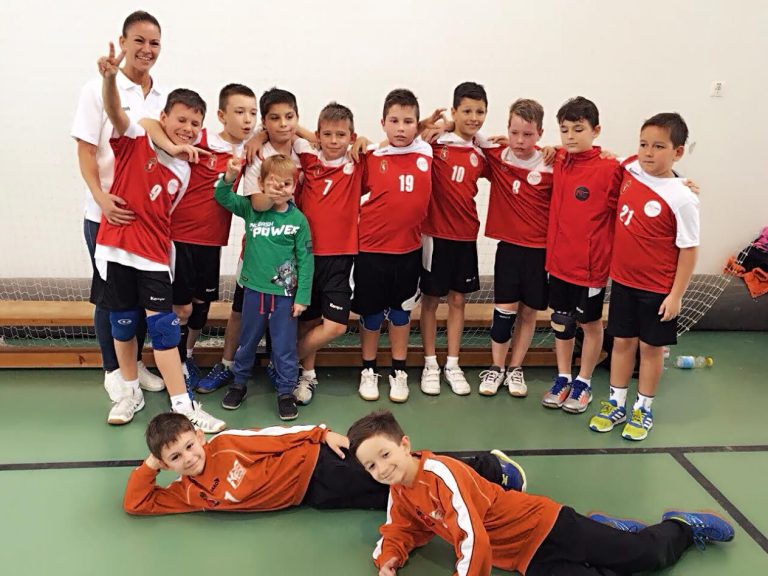 Az U9-es fiú kézilabdacsapat