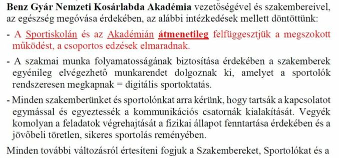 Közlemény a digitális oktatás bevezetéséről