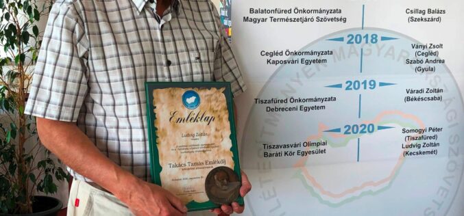 Ludvigh Zoltán átvette a Takács Tamás Emlékdíjat