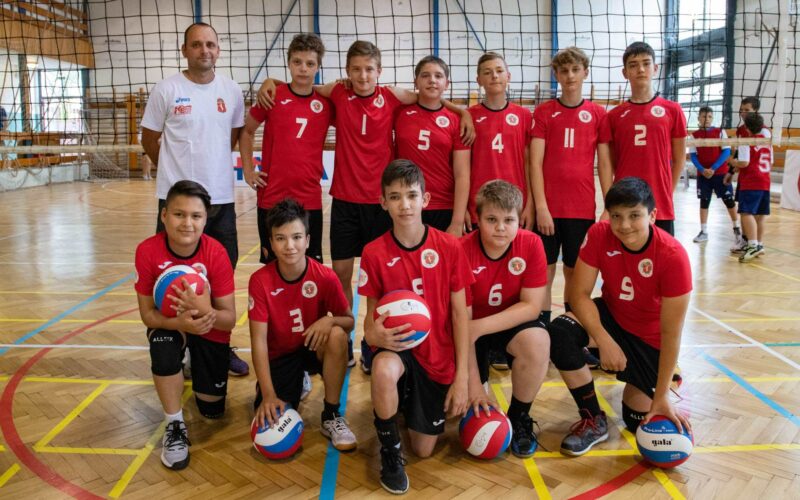 A Kecskeméti Sportiskola U13-as fiú röplabda csapata országos bajnok