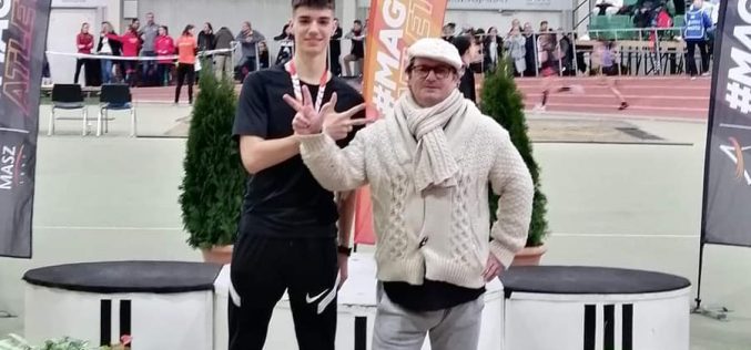 Kis Roland 3 magyar bajnoki címet szerzett az atlétikai Országos Bajnokságon