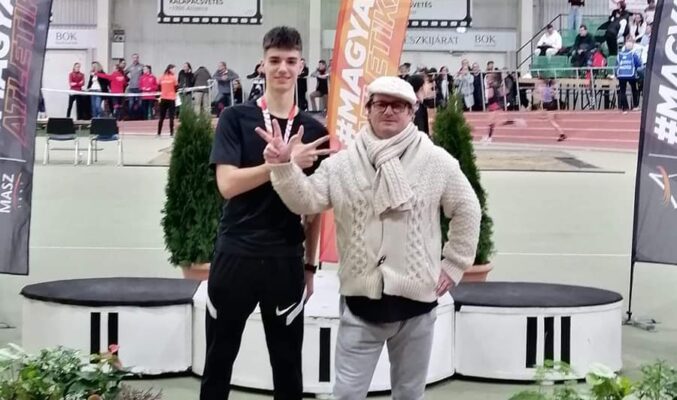 Kis Roland 3 magyar bajnoki címet szerzett az atlétikai Országos Bajnokságon
