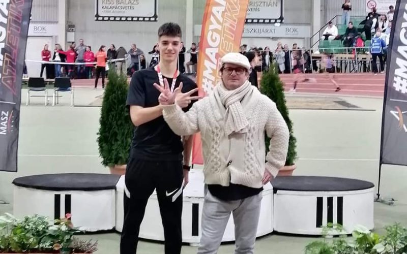 Kis Roland 3 magyar bajnoki címet szerzett az atlétikai Országos Bajnokságon