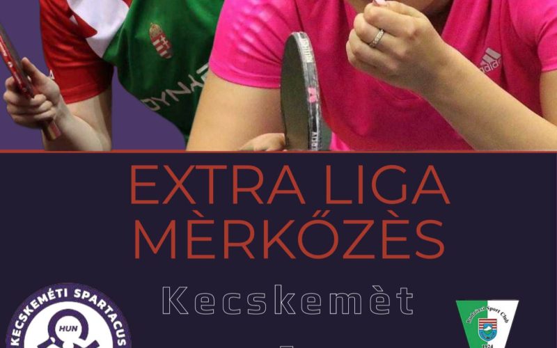Kecskeméti Spartacus-KESI és Budaörsi Sport Club női extra ligás asztalitenisz mérkőzést rendeznek