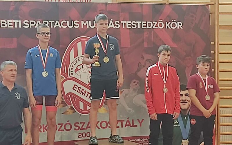 Kádár Benedek bronzérmet szerzett a birkózó Magyar Bajnokságon