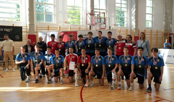 A Kecskeméti Sportiskola U20-as fiú röplabdacsapata országos bajnok