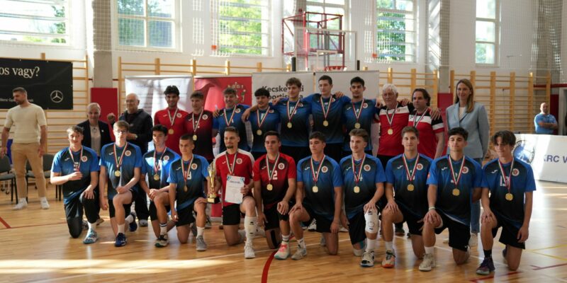 A Kecskeméti Sportiskola U20-as fiú röplabdacsapata országos bajnok