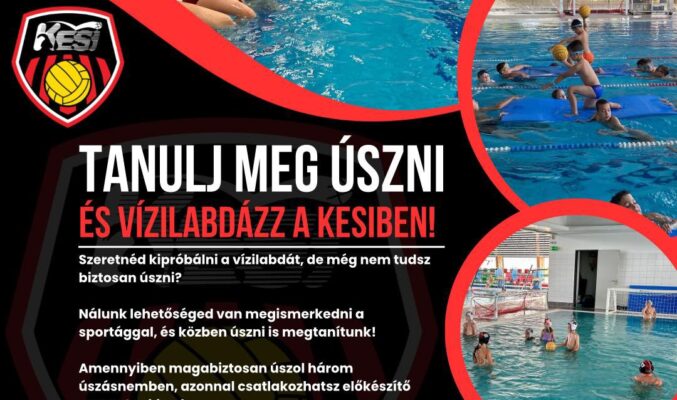 A vízilabda szakosztály úszásoktató csoportokat indít