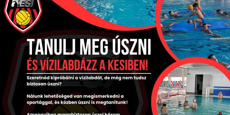 A vízilabda szakosztály úszásoktató csoportokat indít