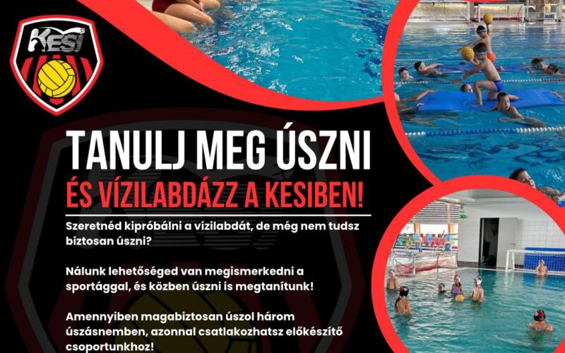 A vízilabda szakosztály úszásoktató csoportokat indít